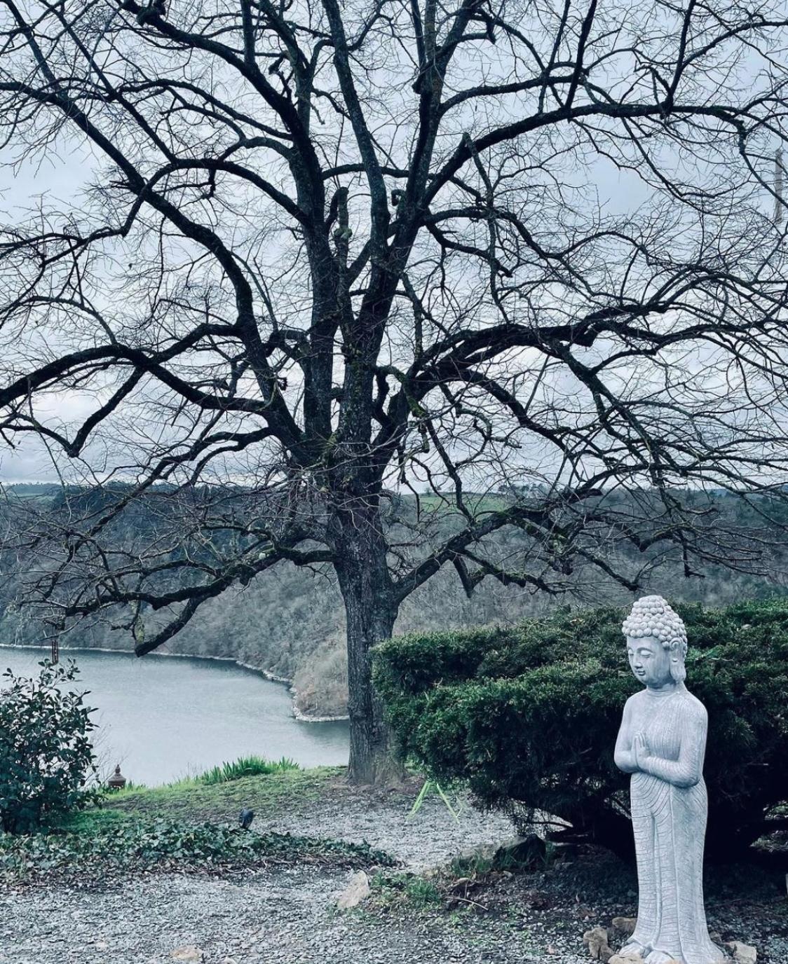 Les Yourtes O Fil 2 L'Eau Saint-Jean-Saint-Maurice-sur-Loire Buitenkant foto